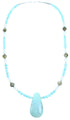Genuine Sterling Silver Southwest Multicolor Bead Necklace Set SX114490